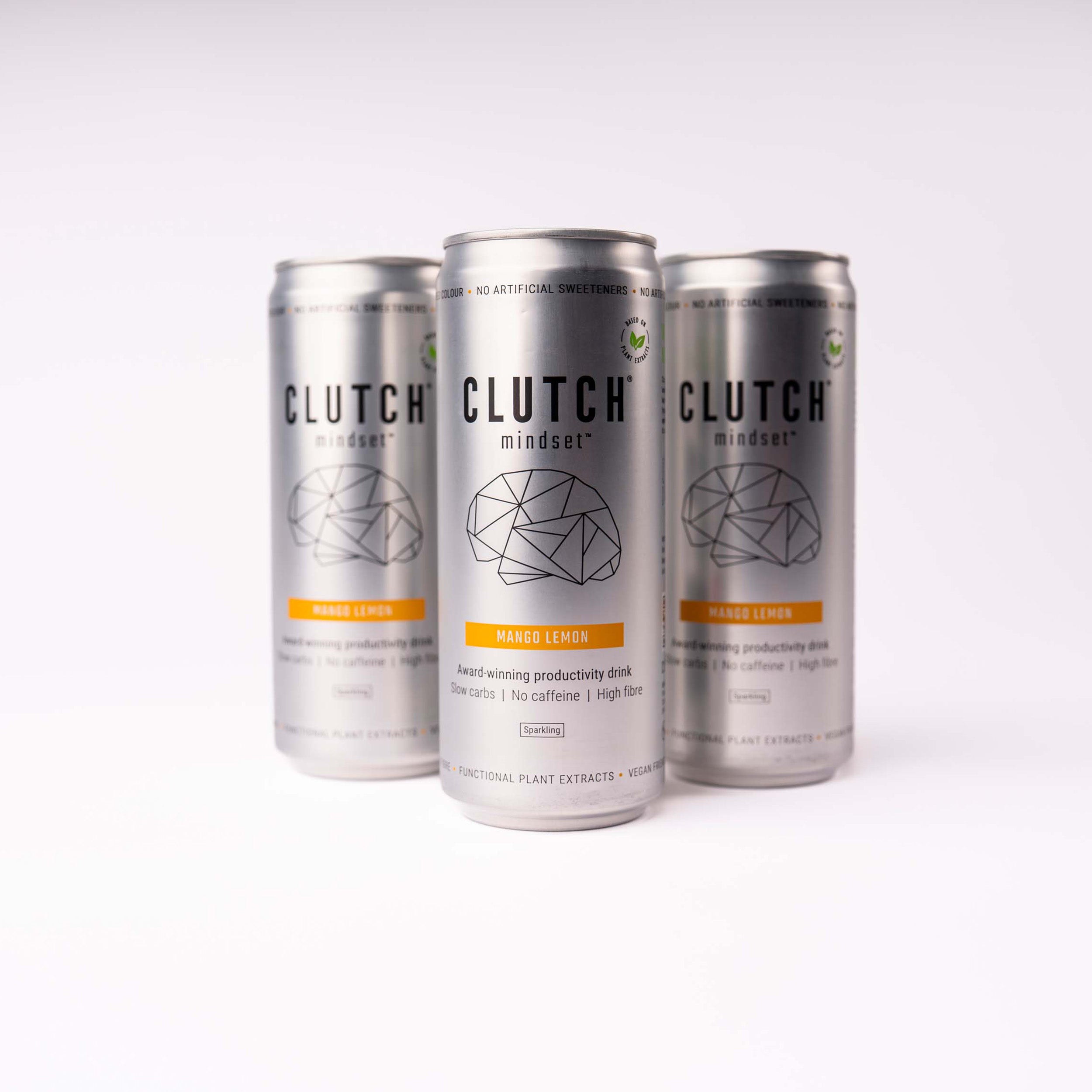 Clutch® mindset™ - Mango Lemon, 12-pack.