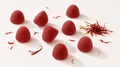 CLUTCH MoodGummies saffron gummies with saffron threads
